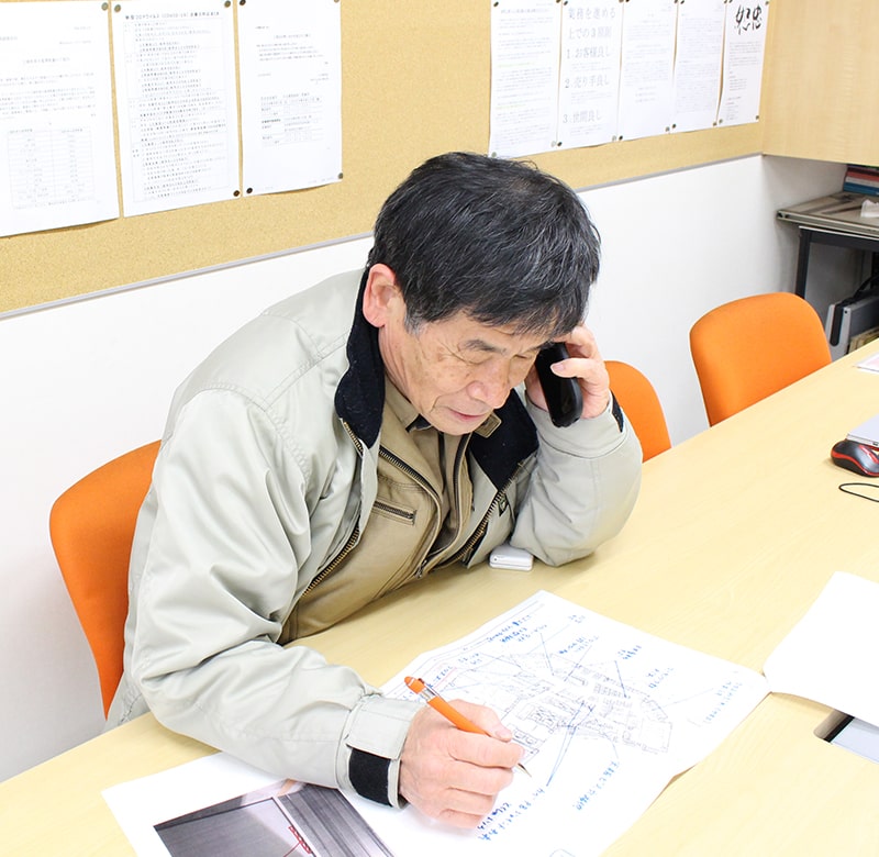内装工事の営業