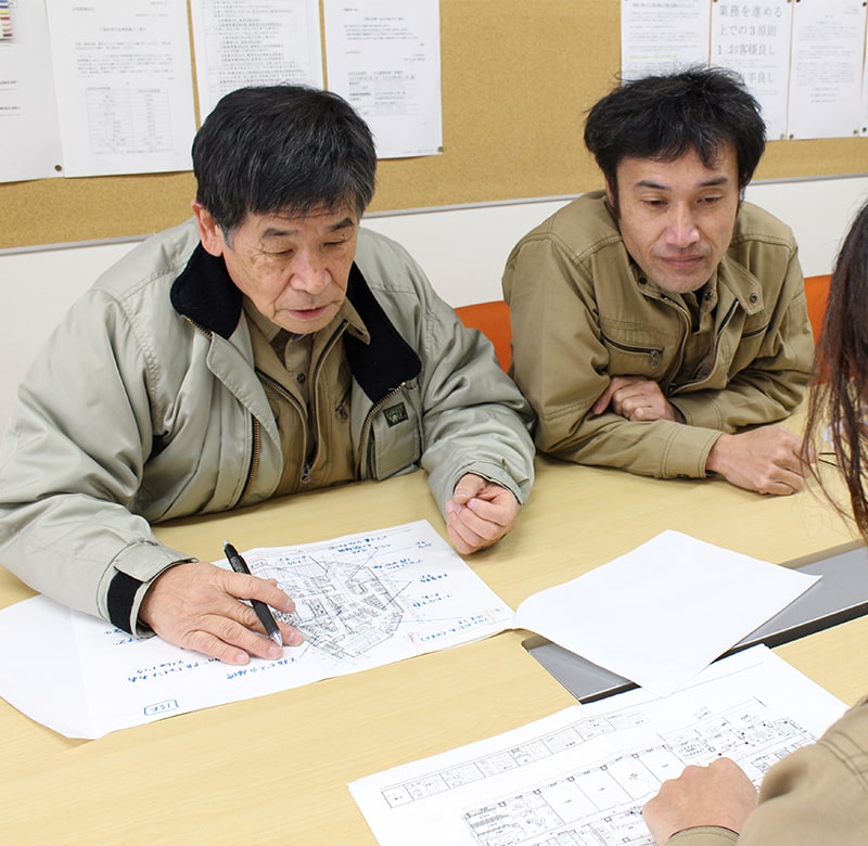 内装工事の営業